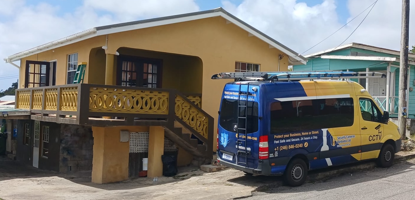 Residential CCTV installation Barbados